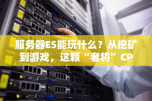 服务器E5能玩什么？从挖矿到游戏，这颗“老将”CPU还有多少惊喜？
