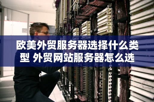 欧美外贸服务器选择什么类型 外贸网站服务器怎么选