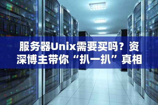 服务器Unix需要买吗？资深博主带你“扒一扒”真相！