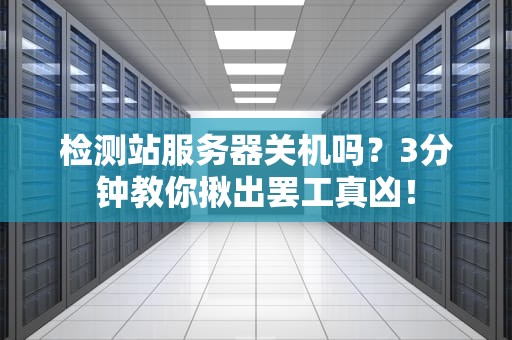 检测站服务器关机吗？3分钟教你揪出罢工真凶！