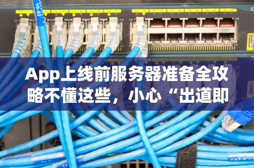 App上线前服务器准备全攻略不懂这些，小心“出道即崩盘”！