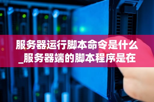 服务器运行脚本命令是什么_服务器端的脚本程序是在什么上执行_服务器运行脚本命令的全面解析
