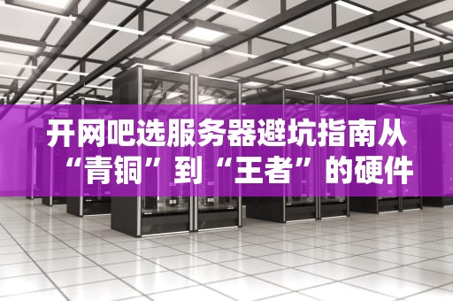 开网吧选服务器避坑指南从“青铜”到“王者”的硬件配置攻略