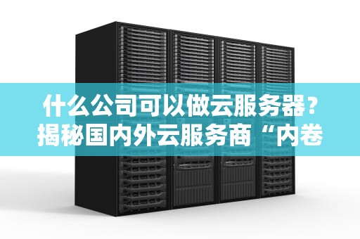 什么公司可以做云服务器？揭秘国内外云服务商“内卷”大战！