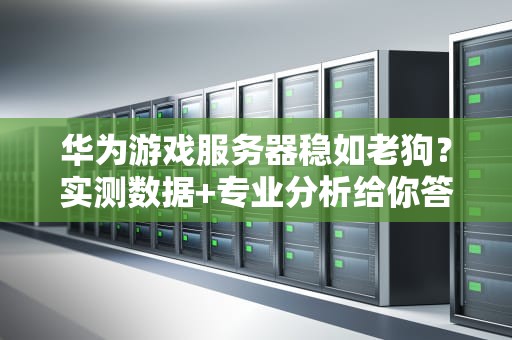 华为游戏服务器稳如老狗？实测数据+专业分析给你答案！