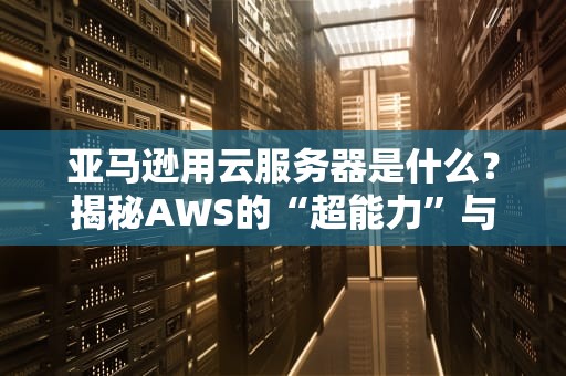 亚马逊用云服务器是什么？揭秘AWS的“超能力”与小白也能懂的骚操作！