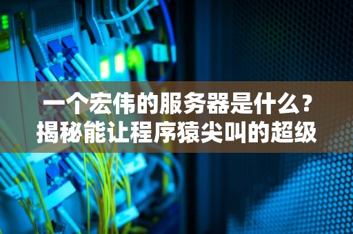一个宏伟的服务器是什么？揭秘能让程序猿尖叫的超级大脑！