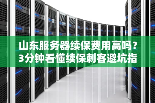 山东服务器续保费用高吗？3分钟看懂续保刺客避坑指南！