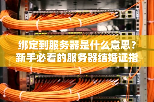 绑定到服务器是什么意思？新手必看的服务器结婚证指南！