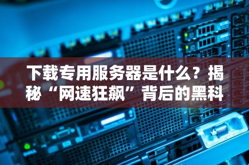 下载专用服务器是什么？揭秘“网速狂飙”背后的黑科技！