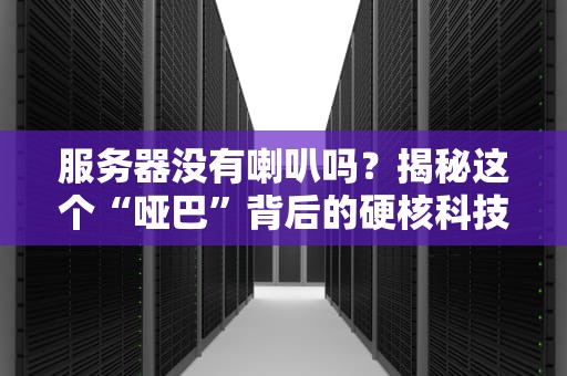 服务器没有喇叭吗？揭秘这个“哑巴”背后的硬核科技！