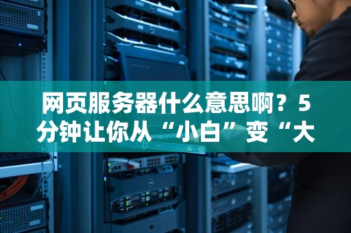 网页服务器什么意思啊？5分钟让你从“小白”变“大神”！