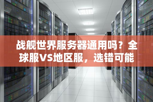 战舰世界服务器通用吗？全球服VS地区服，选错可能变“幽灵船”！