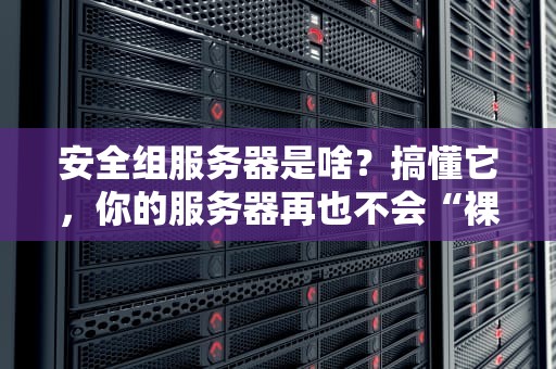 安全组服务器是啥？搞懂它，你的服务器再也不会“裸奔”啦！