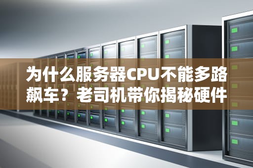 为什么服务器CPU不能多路飙车？老司机带你揭秘硬件界的交通规则！