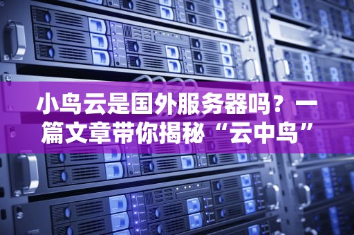 小鸟云是国外服务器吗？一篇文章带你揭秘“云中鸟”的身世之谜！