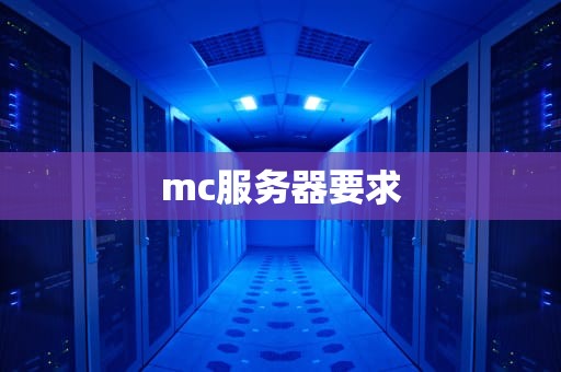 mc服务器要求