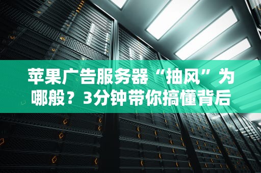 苹果广告服务器“抽风”为哪般？3分钟带你搞懂背后玄机（附解决方案）