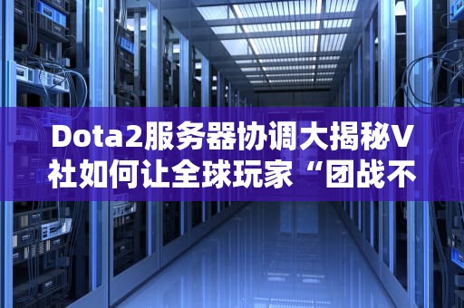 Dota2服务器协调大揭秘V社如何让全球玩家“团战不卡顿”？