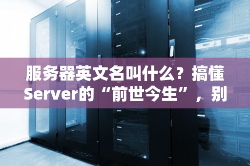 服务器英文名叫什么？搞懂Server的“前世今生”，别再叫它“电饭煲”啦！
