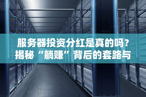 服务器投资分红是真的吗？揭秘“躺赚”背后的套路与真相！