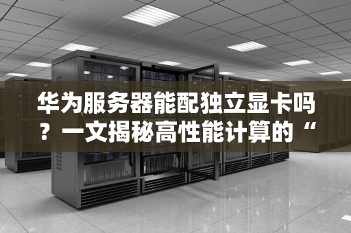 华为服务器能配独立显卡吗？一文揭秘高性能计算的“显卡自由”