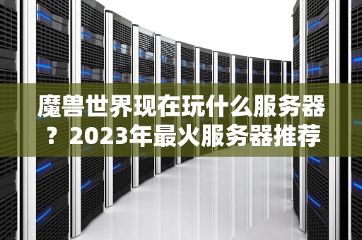 魔兽世界现在玩什么服务器？2023年最火服务器推荐与避坑指南！