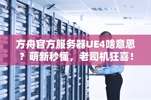 方舟官方服务器UE4啥意思？萌新秒懂，老司机狂喜！