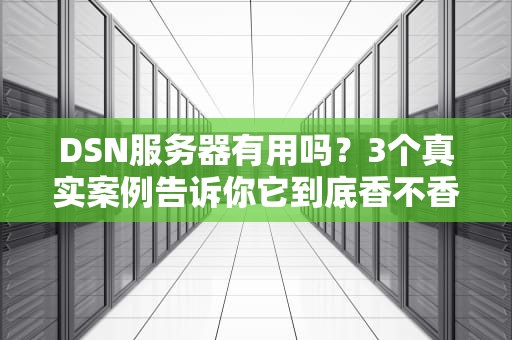 DSN服务器有用吗？3个真实案例告诉你它到底香不香！