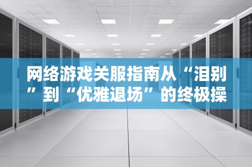 网络游戏关服指南从“泪别”到“优雅退场”的终极操作手册