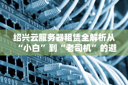 绍兴云服务器租赁全解析从“小白”到“老司机”的避坑指南