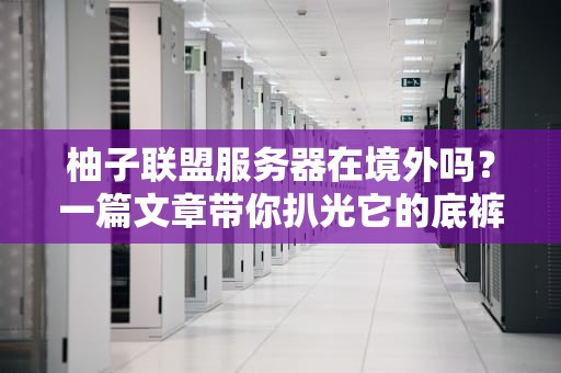柚子联盟服务器在境外吗？一篇文章带你扒光它的底裤！