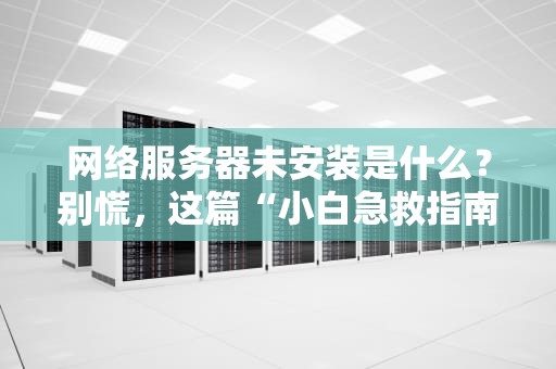 网络服务器未安装是什么？别慌，这篇“小白急救指南”让你秒懂！