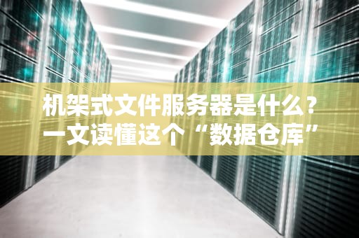 机架式文件服务器是什么？一文读懂这个“数据仓库”的硬核实力！