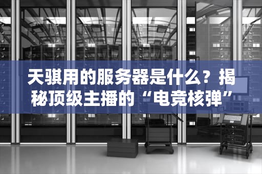 天骐用的服务器是什么？揭秘顶级主播的“电竞核弹”配置！