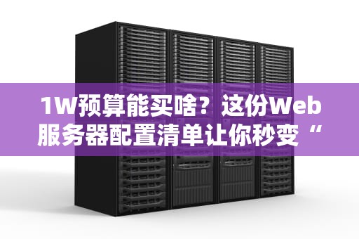1W预算能买啥？这份Web服务器配置清单让你秒变“性价比之王”！