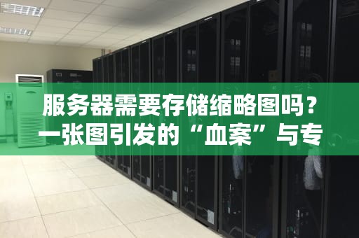 服务器需要存储缩略图吗？一张图引发的“血案”与专业解决方案