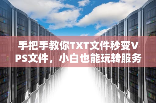 手把手教你TXT文件秒变VPS文件，小白也能玩转服务器！