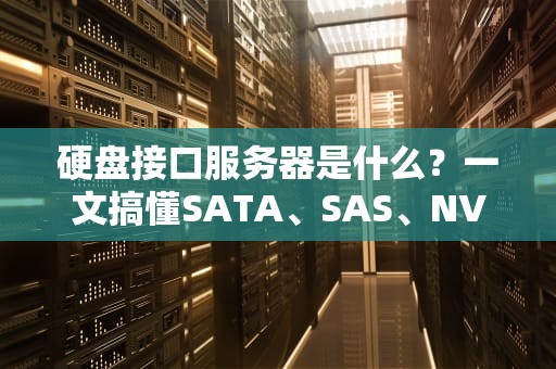 硬盘接口服务器是什么？一文搞懂SATA、SAS、NVMe的区别，选对不翻车！
