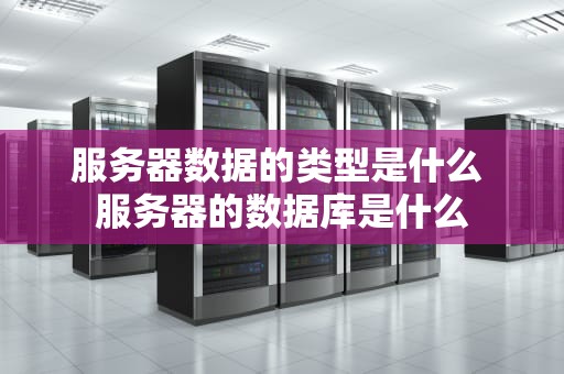 服务器数据的类型是什么 服务器的数据库是什么