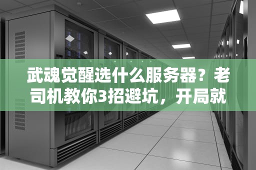 武魂觉醒选什么服务器？老司机教你3招避坑，开局就赢在起跑线！