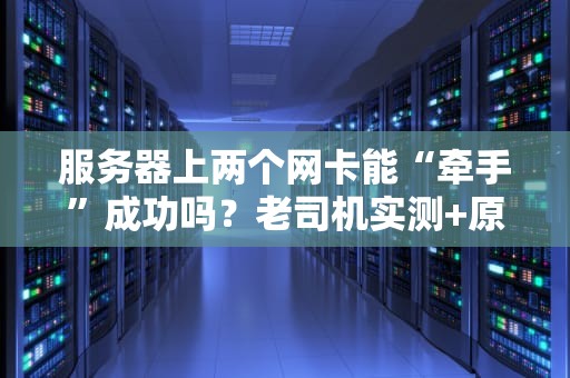 服务器上两个网卡能“牵手”成功吗？老司机实测+原理拆解，看完秒懂！