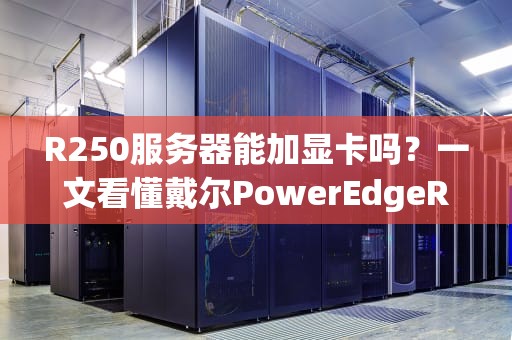 R250服务器能加显卡吗？一文看懂戴尔PowerEdgeR250显卡升级指南！