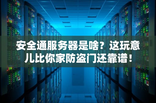 安全通服务器是啥？这玩意儿比你家防盗门还靠谱！