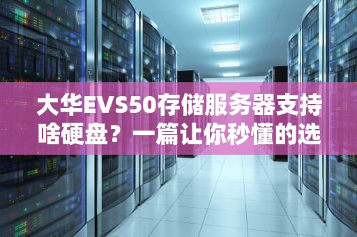 大华EVS50存储服务器支持啥硬盘？一篇让你秒懂的选购指南！
