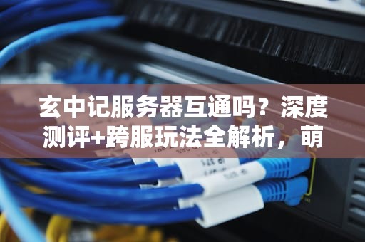 玄中记服务器互通吗？深度测评+跨服玩法全解析，萌新必看！
