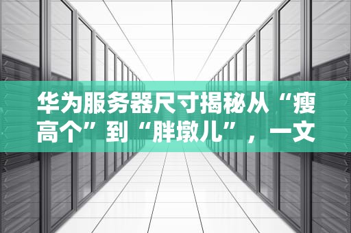 华为服务器尺寸揭秘从“瘦高个”到“胖墩儿”，一文看懂所有型号的宽高玄机！
