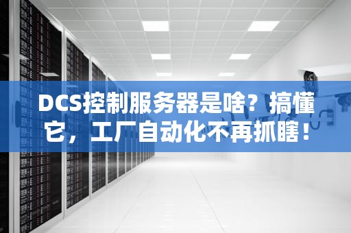 DCS控制服务器是啥？搞懂它，工厂自动化不再抓瞎！