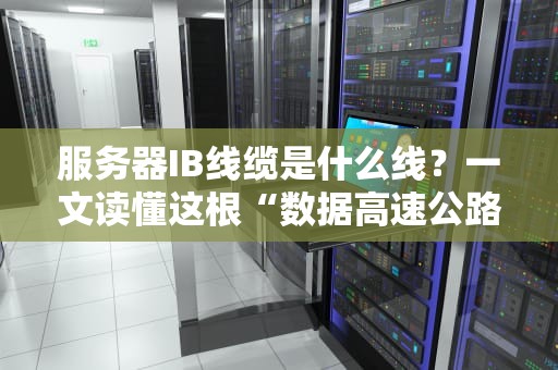 服务器IB线缆是什么线？一文读懂这根“数据高速公路”的奥秘！