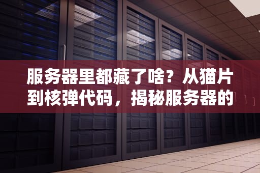 服务器里都藏了啥？从猫片到核弹代码，揭秘服务器的“百宝箱”